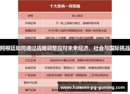 阿根廷如何通过战略调整应对未来经济、社会与国际挑战